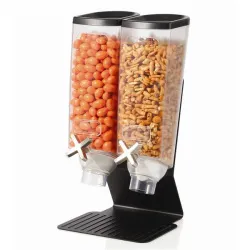 Диспенсер Rosseto Ez-Pro для сыпучих продуктов, две емкости по 3,8л, 22,9Х20,3СМ H43,2См, сталь/акри – купить в Санкт-Петербурге с доставкой Купить диспенсер rosseto ez-pro для сыпучих продуктов, две емкости по 3,8л, 22,9х20,3см h43,2см, сталь/акри в Санкт-Петербурге – цена завода, доставка до двери | RuOborudovanie.ru