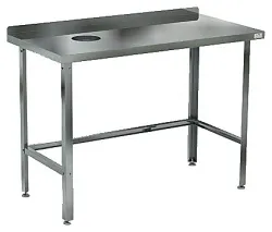 Купить стол производственный пристенный кобор споб-100/60 л/п с обвязкой 60*100*87 см для сбора отходов – цена от завода, доставка до двери | RuOborudovanie.ru