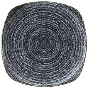 Тарелка мелкая квадратная 25,2СМ, без борта, цвет Charcoal Black, Studio Prints Spcbsp111 – купить по цене завода