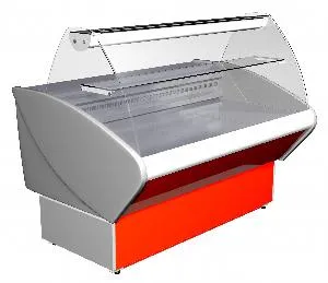 Витрина холодильная Полюс G95 Sm 1,2-1 (ВХС-1,2 Полюс) декор красный – купить в Санкт-Петербурге по цене завода