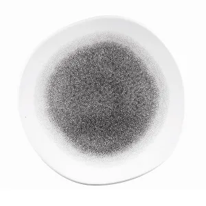 Тарелка мелкая "ВОЛНА" 26,4СМ, без борта, цвет Raku Quartz Black, Studio Prints Rkbqog101 – купить по цене завода