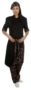Фартук на поясе чёрный+перец [00306] – купить в Санкт-Петербурге по цене завода