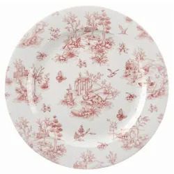 Тарелка мелкая 30,5СМ Vintage Prints, цвет Cranberry Toile Tocvp111 – купить в RuOborudovanie.ru с доставкой до двери Купить тарелка мелкая 30,5см vintage prints, цвет cranberry toile tocvp111 – цена от завода, доставка до двери | RuOborudovanie.ru