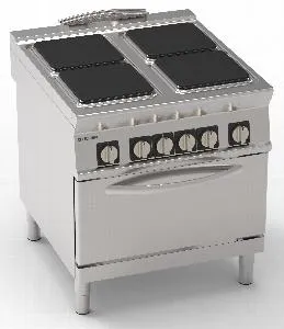 Плита 4 конфорочная 740 серии Tecnoinox Pfs8E7 716065 – купить по цене завода