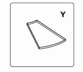 Гастроемкость "Y" 1/12 круга витрины для – купить в Санкт-Петербурге по цене завода