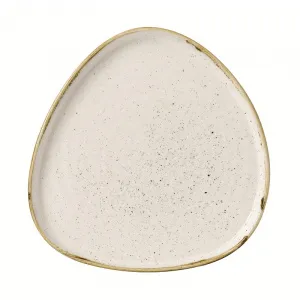 Тарелка треугольная мелкая Chefs Walled 20СМ H2См, с прямым бортом, Stonecast, цвет Barley White Swh – купить по цене завода