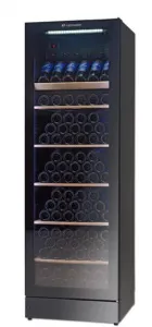 Шкаф винный вентилируемый метал. Wine 185 Fg черный – купить по цене завода
