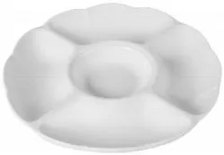 Менажница фарфор Cameo Imperial White 5-ТИ секционная D25,5См H3,4См 210-515 – купить в RuOborudovanie.ru с доставкой до двери Купить менажница фарфор cameo imperial white 5-ти секционная d25,5см h3,4см 210-515 – цена от завода, доставка до двери | RuOborudovanie.ru