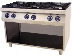 Плита 6 конфорочная 900 серии Kogast Ps-T69/P 55893 газ – купить в RuOborudovanie.ru с доставкой до двери Купить плита 6 конфорочная 900 серии kogast ps-t69/p 55893 газ – цена от завода, доставка до двери | RuOborudovanie.ru