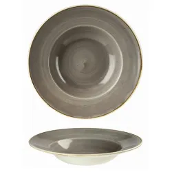 Купить тарелка для пасты 28см 0,47л, с широким бортом, stonecast, цвет peppercorn grey spgsvwbl1 – цена от завода, доставка до двери | RuOborudovanie.ru