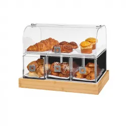 Диспенсер Bakery Bd141 акрил/основание бамбук для выпечки, 2 уровня, 53Х35см H42см – купить в RuOborudovanie.ru с доставкой до двери Купить диспенсер bakery bd141 акрил/основание бамбук для выпечки, 2 уровня, 53х35см h42см – цена от завода, доставка до двери | RuOborudovanie.ru