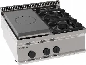 Плита комбинированная 700 серии Tecnoinox Pcp70G7 613004 газ – купить по цене завода