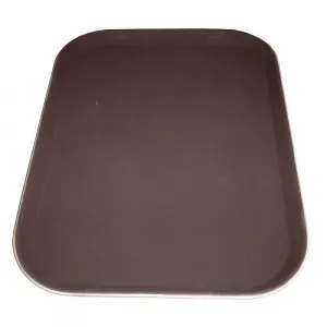 Поднос 35,5Х46см серия Jiwins Jw-R1418Ct-Br, коричневый, прорезиненный прямоугольный – купить в Санкт-Петербурге по цене завода