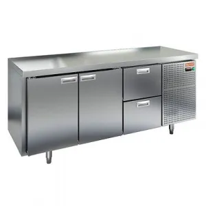 Стол охлаждаемый Hicold BN 112/TN О (-2+10), островн., 2 двери, 2 ящ, 1835х500х850 – купить по цене завода