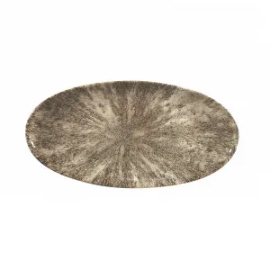 Блюдо овальное Chefs 29,9Х15СМ, без борта, цвет Stone Zircon Brown, Studio Prints Stzbov301 – купить по цене завода