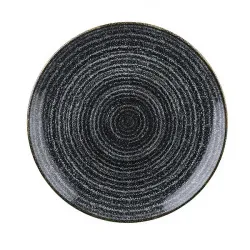 Тарелка мелкая 26СМ, без борта, цвет Charcoal Black, Studio Prints Spcbev101 – купить в RuOborudovanie.ru с доставкой до двери Купить тарелка мелкая 26см, без борта, цвет charcoal black, studio prints spcbev101 – цена от завода, доставка до двери | RuOborudovanie.ru