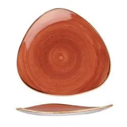 Тарелка мелкая треугольная 19,2СМ, без борта, Stonecast, цвет Spiced Orange Ssostr71 – купить в RuOborudovanie.ru с доставкой до двери Купить тарелка мелкая треугольная 19,2см, без борта, stonecast, цвет spiced orange ssostr71 – цена от завода, доставка до двери | RuOborudovanie.ru