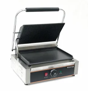Гриль пресс Kocateq GH811ECNW, 1 секц. с верх. ребристой и ниж. плоской пластиной – купить по цене завода