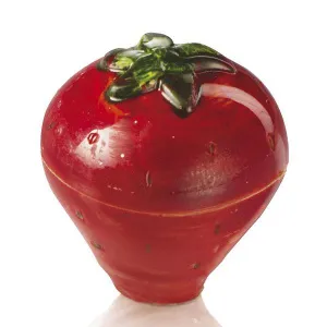 Форма для шок. 3D "КЛУБНИКА" D28Мм H32Мм, 28 ячеек, 12ГР, п/к 20Fruit03 – купить в Санкт-Петербурге по цене завода