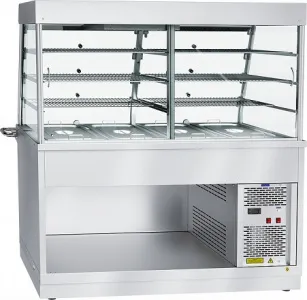 Прилавок-витрина Abat ПВВ(Н)-70Х-С-03-НШ HOT-LINE арт.21000002983 холодильный – купить в Санкт-Петербурге по цене завода