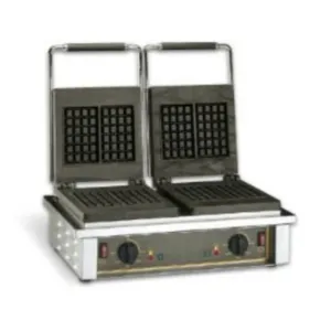 Вафельница Roller Grill GED40 бельгийские 2зоны (2шт.250х250х4мм - чугун) – купить в Санкт-Петербурге по цене завода