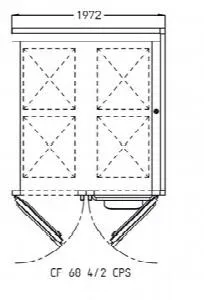 Камера расстоечная Pavailler Cf 68-4/2 Cps 60X80 2двери/4тележки – купить в Санкт-Петербурге по цене завода
