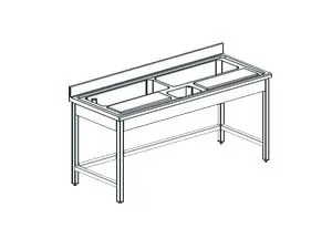 Стол разделочный для рыбы Apach Chef Line Ltpf187S2 – купить в Санкт-Петербурге по цене завода