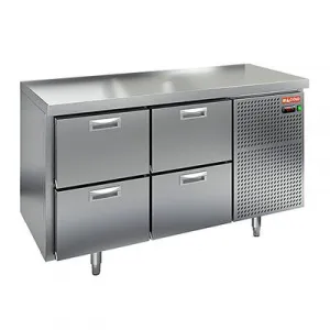 Стол охлаждаемый Hicold SN 22/TN О (-2+10) островн., 4 ящ, 1390х600х850мм – купить по цене завода