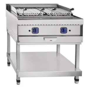 Гриль лавовый Abat ГЛК-90П арт.21000802028 газовый, вся нерж. – купить в Санкт-Петербурге по цене завода