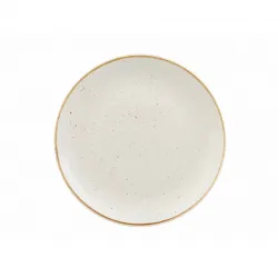 Купить тарелка мелкая 26см, без борта, stonecast, цвет barley white swhsev101 – цена от завода, доставка до двери | RuOborudovanie.ru