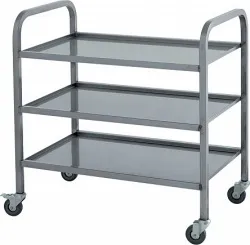Тележка официанская нерж.труба ТС-3-Н-ЮТ – купить в RuOborudovanie.ru с доставкой до двери Купить тележка официанская нерж.труба тс-3-н-ют – цена от завода, доставка до двери | RuOborudovanie.ru