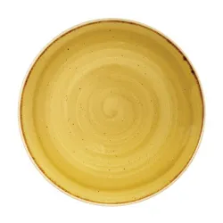 Купить тарелка мелкая 26см, без борта, stonecast, цвет mustard seed yellow smssev101 – цена от завода, доставка до двери | RuOborudovanie.ru