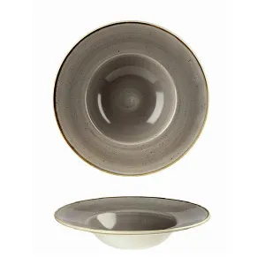 Тарелка для пасты 24СМ 0,28Л, с широким бортом, Stonecast, цвет Peppercorn Grey Spgsvwbm1 – купить по цене завода