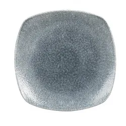 Купить тарелка мелкая квадратная 25,2см, цвет raku topaz blue, studio prints rktbsp111 – цена от завода, доставка до двери | RuOborudovanie.ru