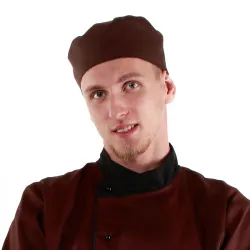 Купить шапочка повара таблетка коричневая [00400] в Санкт-Петербурге – цена завода, доставка до двери | RuOborudovanie.ru