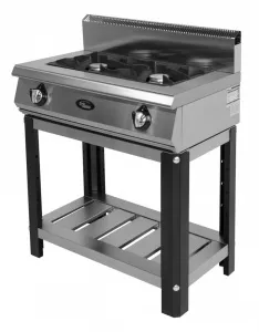 Плита газовая Grill Master Ф2ЖТЛПГ ГАЗ (50014) на подставке 2конф.чугун 13кВт 800х500х1050 – купить в Санкт-Петербурге по цене завода