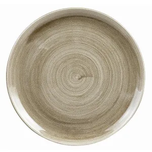 Тарелка мелкая D32,4См, без борта, Stonecast Patina, цвет Antique Taupe Paatev121 – купить по цене завода