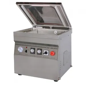 Упаковщик Hualian HVC-400/2T-G (DZQ-400/2T) нерж., газ вакуумный – купить по цене завода