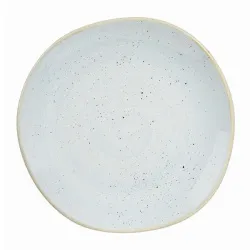 Купить тарелка мелкая "волна" 26,4см, без борта, stonecast, цвет duck egg blue sdesog101 – цена от завода, доставка до двери | RuOborudovanie.ru