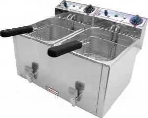 Фритюрница Beckers FR 10+10 LT на 20л, 6кВт, настольная, 215х270х135мм – купить в Санкт-Петербурге по цене завода