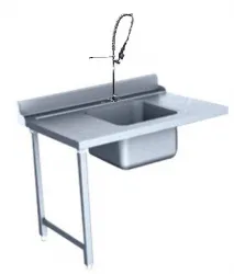 Стол для ПММ Kocateq HTС43L установка слева с мойкой и душем – купить в Санкт-Петербурге с доставкой Купить стол для пмм kocateq htс43l установка слева с мойкой и душем в Санкт-Петербурге – цена завода, доставка до двери | RuOborudovanie.ru