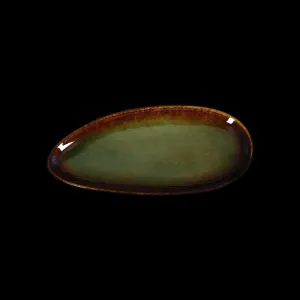 Блюдо овальное Corone Verde 255х115 мм синий+зеленый – купить в Санкт-Петербурге по цене завода