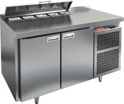 Купить стол для салатов hicold sl2-11sn (1/6) без крышки (+2+10), 2 двери, 1390х600х850мм в Санкт-Петербурге – цена завода, доставка до двери | RuOborudovanie.ru