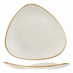 Тарелка мелкая треугольная 26,5СМ, без борта, Stonecast, цвет Barley White Swhstr101 – купить в RuOborudovanie.ru с доставкой до двери Купить тарелка мелкая треугольная 26,5см, без борта, stonecast, цвет barley white swhstr101 – цена от завода, доставка до двери | RuOborudovanie.ru