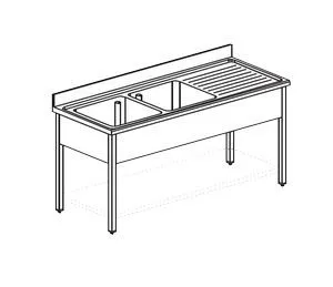 Ванна моечная Apach Chef Line L2S177-55Rw – купить по цене завода
