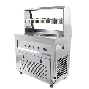 Фризер Foodatlas KCB-1Y для ролл мороженого (контейнеры, стол для топпингов, контроль температуры) – купить в Санкт-Петербурге по цене завода