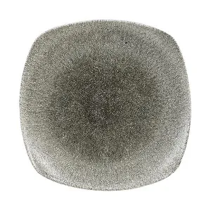 Тарелка мелкая квадратная 21,5СМ, цвет Raku Quartz Black, Studio Prints Rkbqsp91 – купить по цене завода
