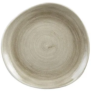 Тарелка мелкая "ВОЛНА" 28,6СМ, без борта, Stonecast Patina, цвет Antique Taupe Paatog111 – купить по цене завода
