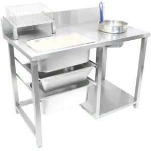 Стол для панировки с ручным просеиванием ТТМ Sr-P1-120 – купить в Санкт-Петербурге по цене завода