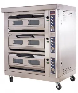 Печь статическая Kocateq EFO 6C с парогенератором 3-камерная с подом 85,5*65,5см – купить в Санкт-Петербурге по цене завода